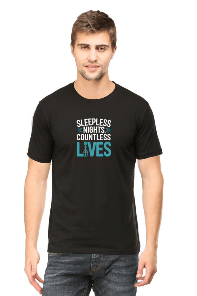 Sleepless nights Countless lives - Unisex Premium Tshirt