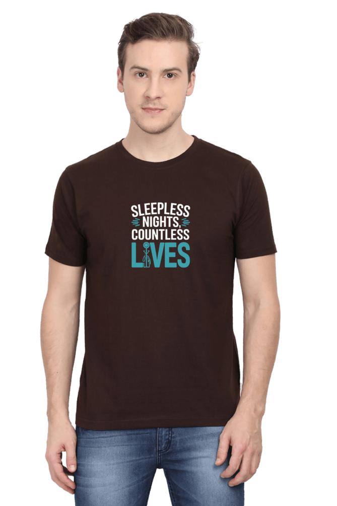 Sleepless nights Countless lives - Unisex Premium Tshirt