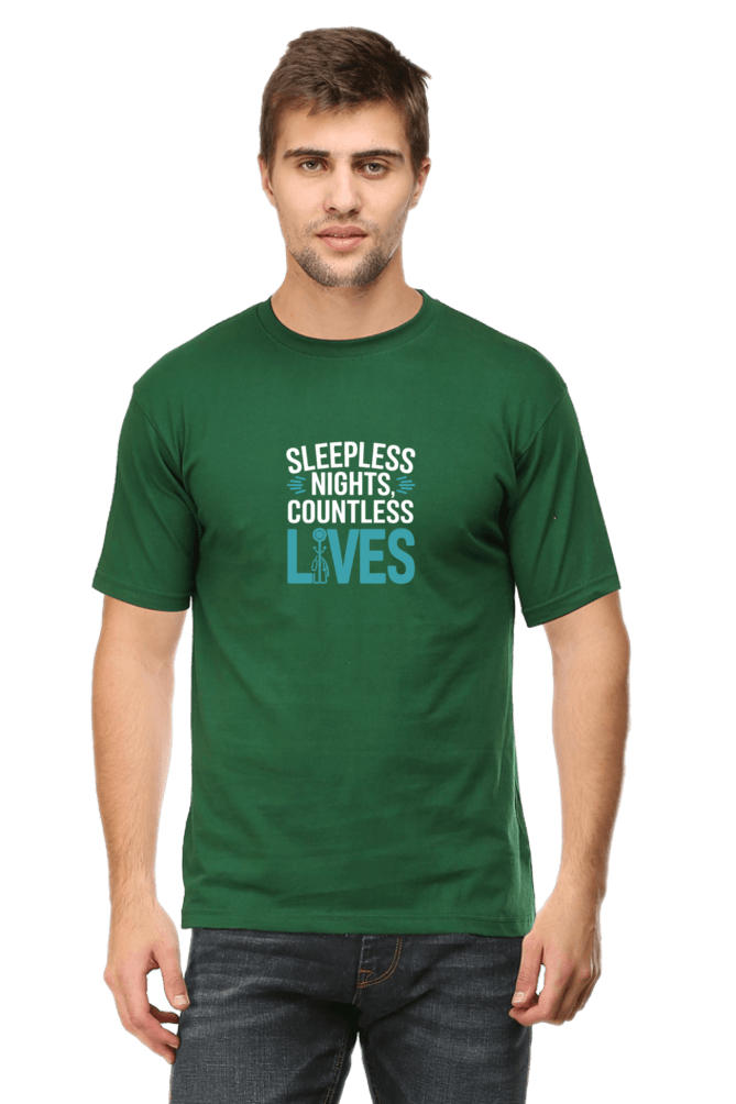 Sleepless nights Countless lives - Unisex Premium Tshirt