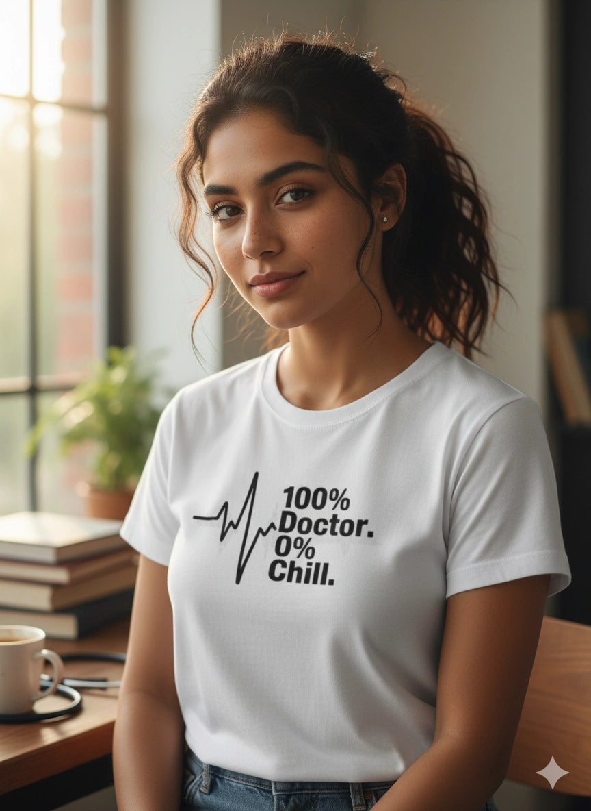 100 % Doctor 0% Chill Tshirt