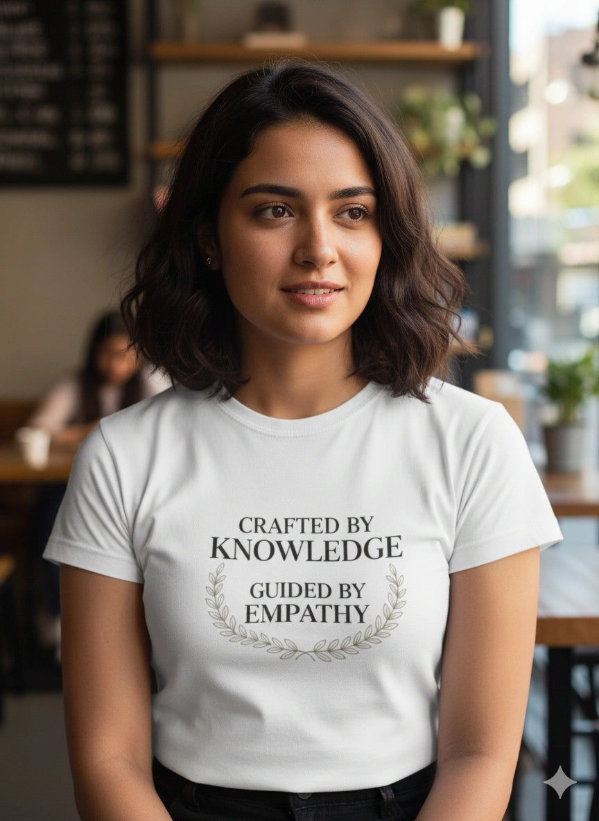 Crafted by knowledge Tshirt