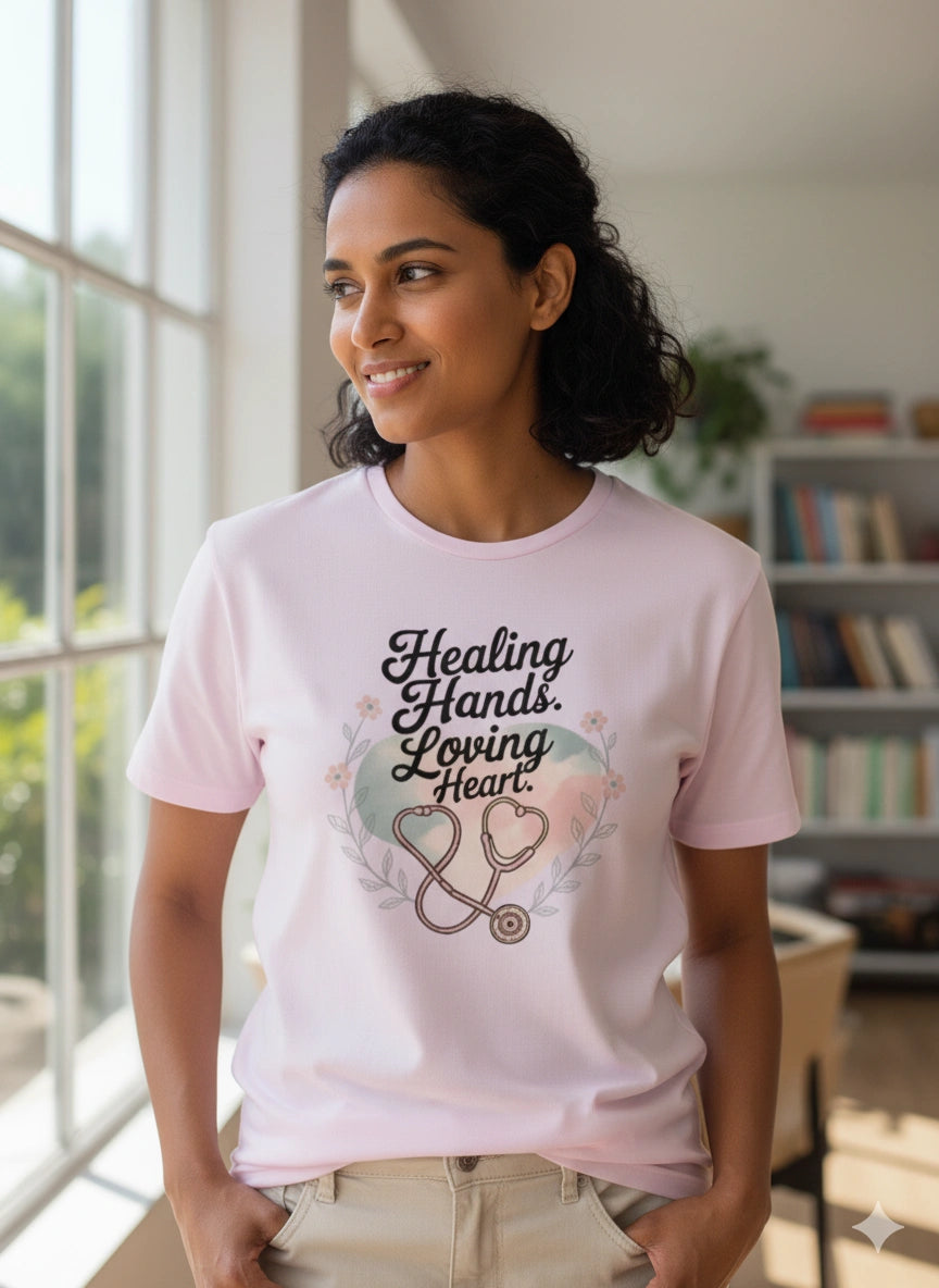 Healing hands loving heart T-Shirt