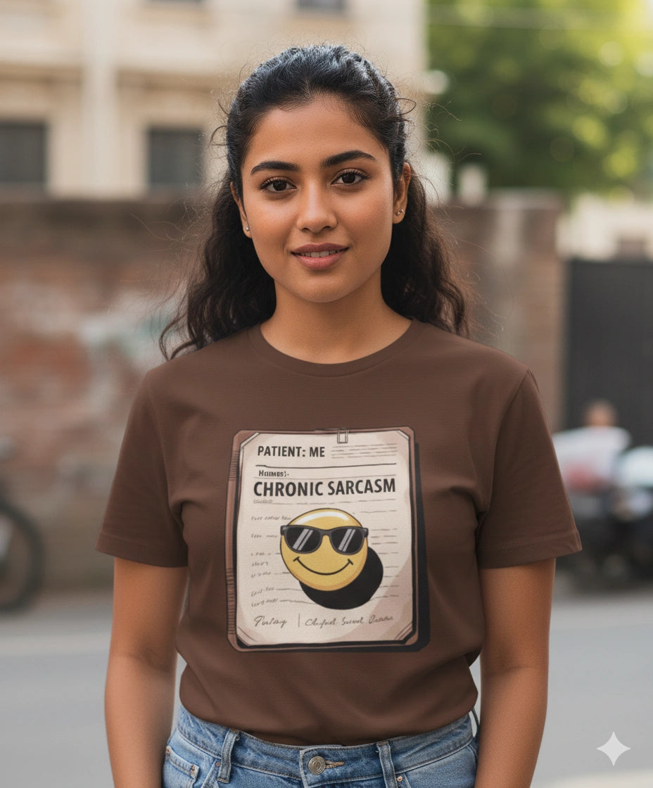 Diagnosed with Chronic sarcasm Tshirt
