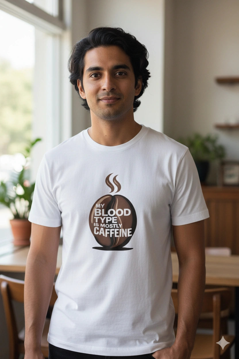 My blood type is mostly caffeine Tshirt