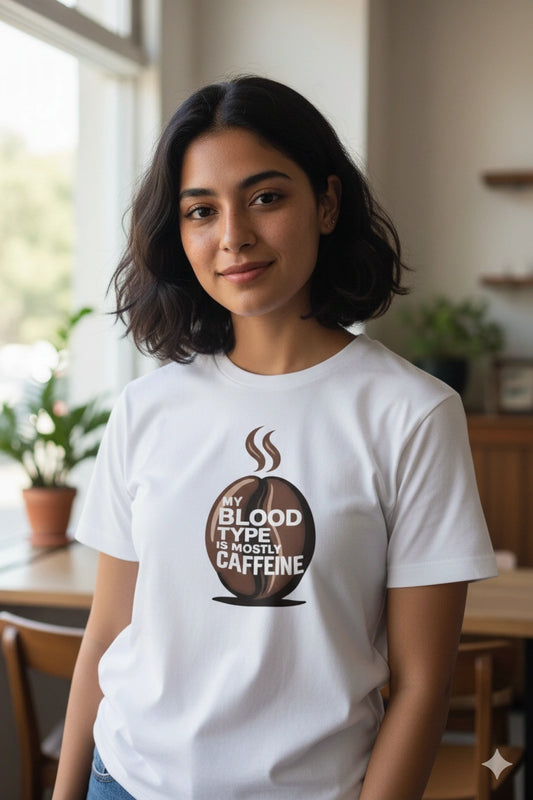 My blood type is mostly caffeine Tshirt