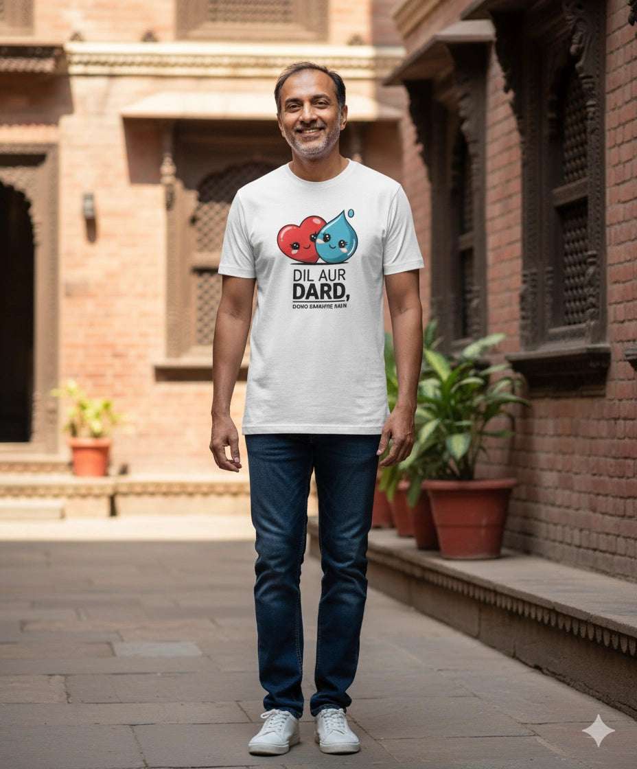 Dil Aur Dard Dono Samjhte Hai - Premium Tshirt for Women