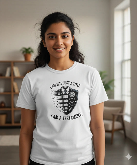 I am not just a title Tshirt