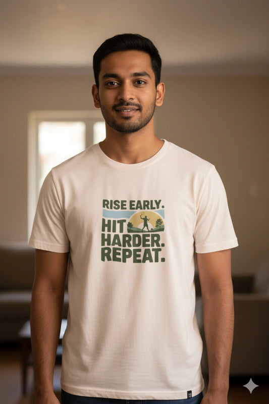 Rise early. Hit harder - Unisex Tshirt