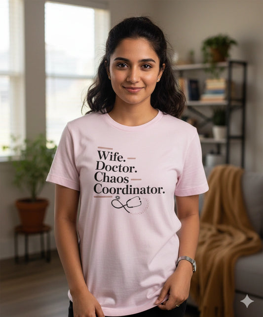 Wife doctor chaos coordinator. T-Shirt