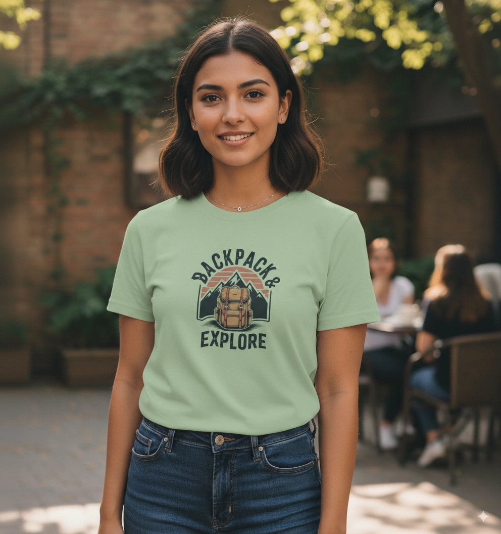 Backpack and explore T-Shirt