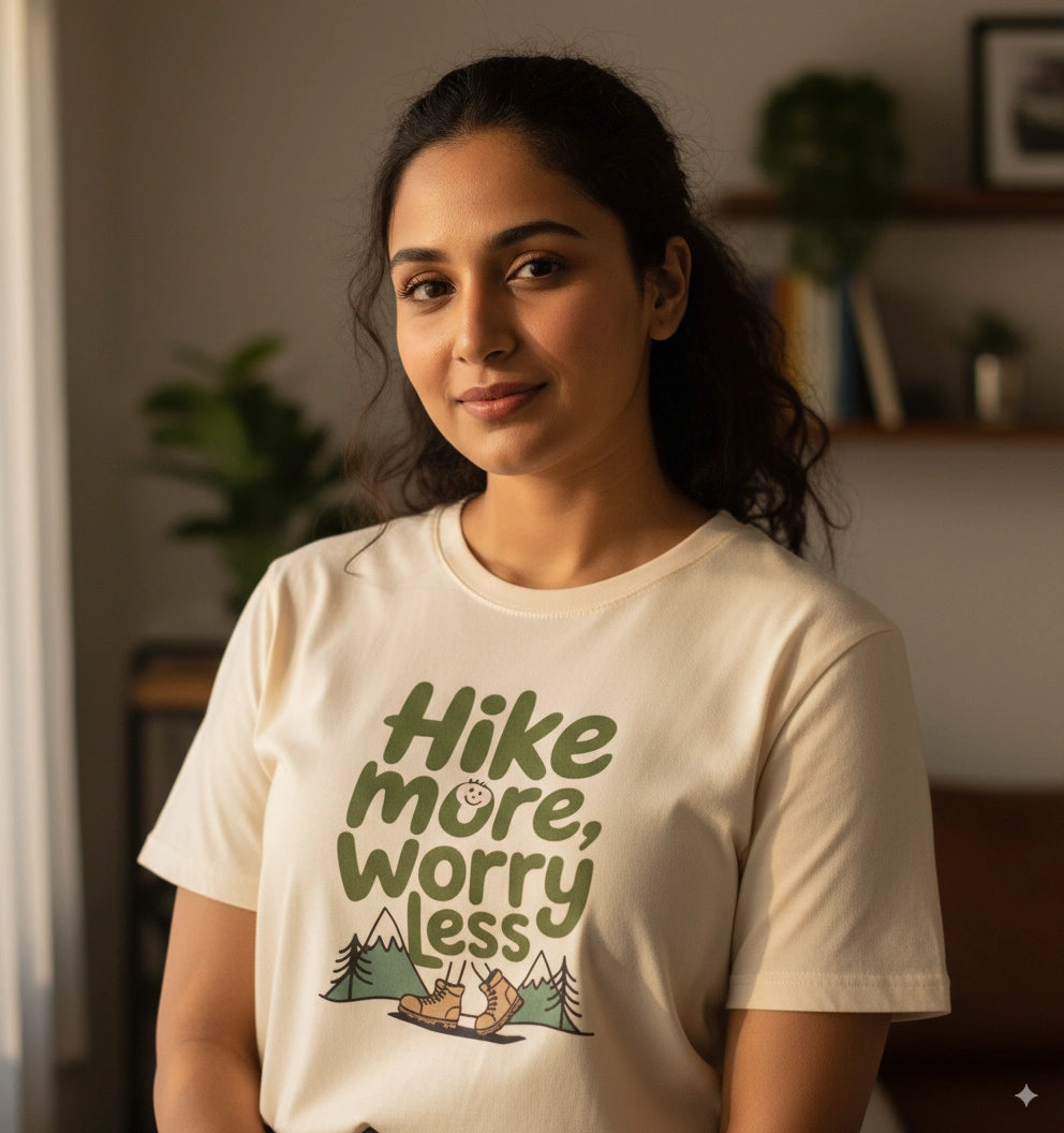 Hike more worry less T-Shirt