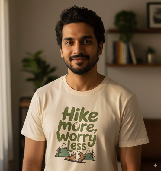 Hike more worry less T-Shirt