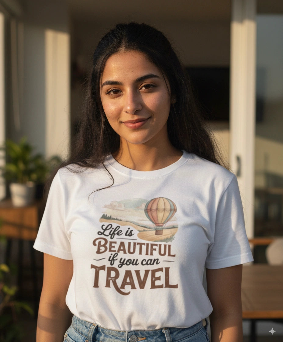 Life is beautiful if you can travel T-Shirt