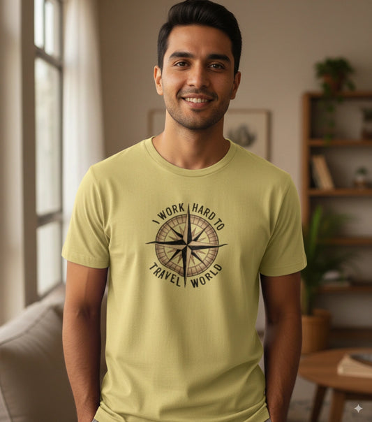 I work to travel world T-Shirt