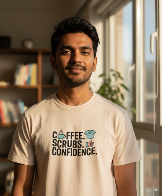Coffee scrubs and confidence Tshirt