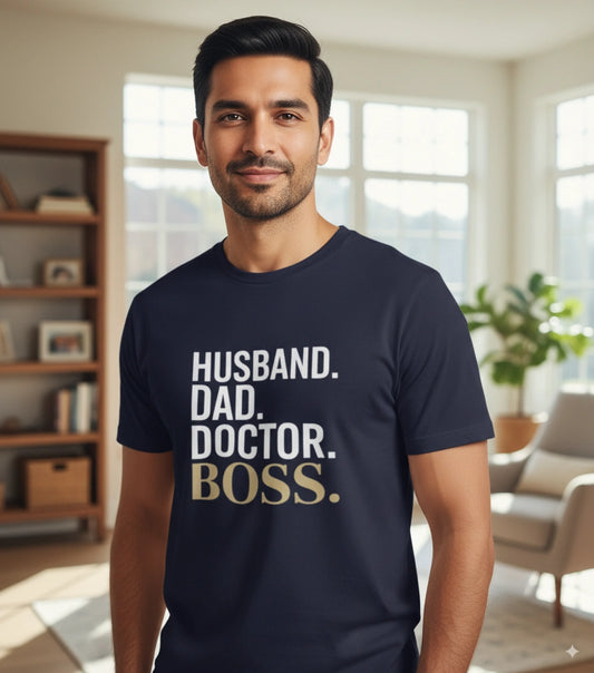 Husband dad doctor Boss T-Shirt