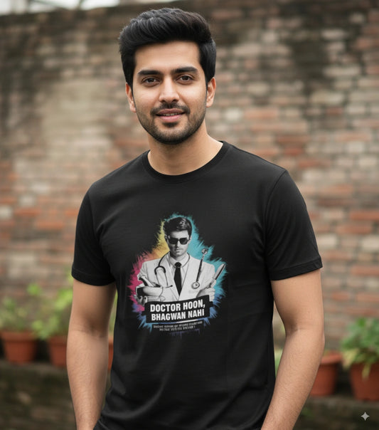 Doctor Hoon Bhagwan Nahi - Unisex Premium Tshirt