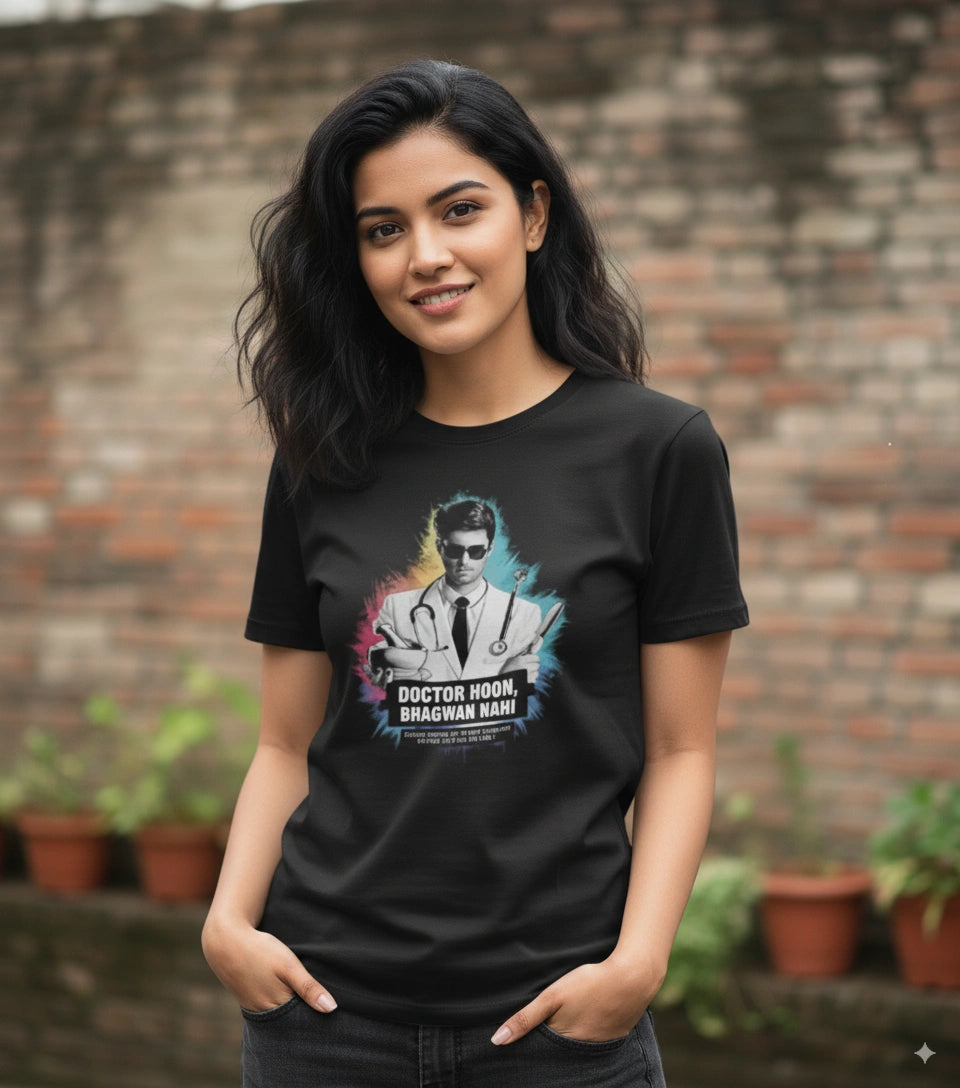 Doctor Hoon Bhagwan Nahi - Unisex Premium Tshirt