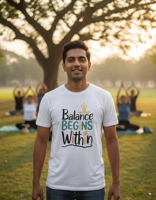 Balance begins within T-Shirt