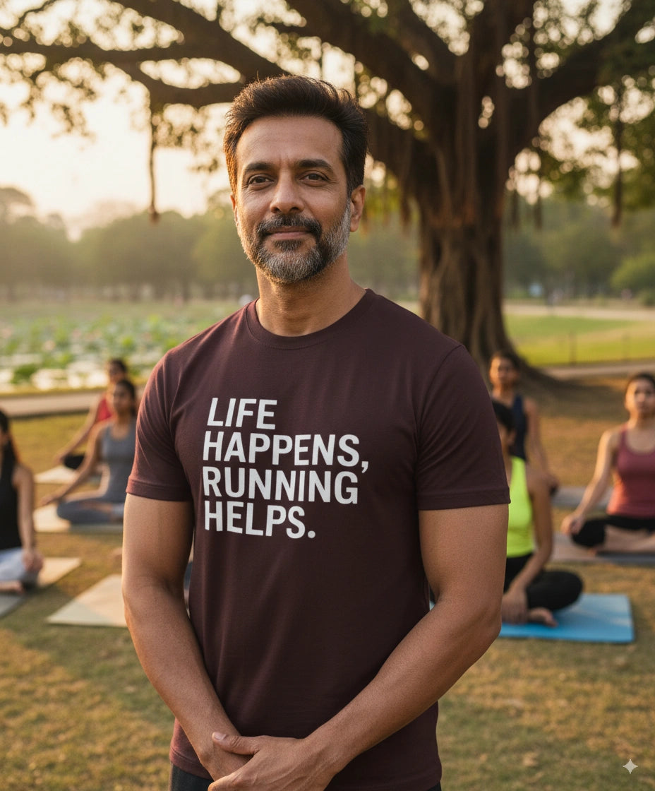 Life Happens running helps T-Shirt
