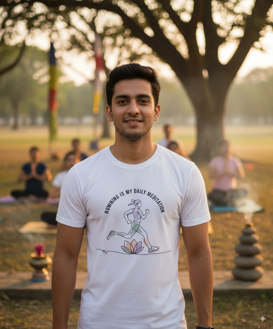 Running is my daily meditation 2 Tshirt