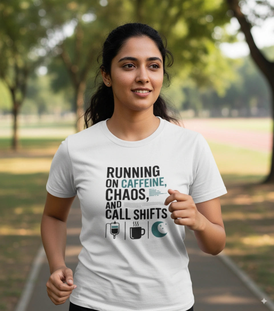Running on caffeine T-Shirt