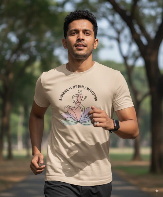 Running is my daily meditation 1 Tshirt