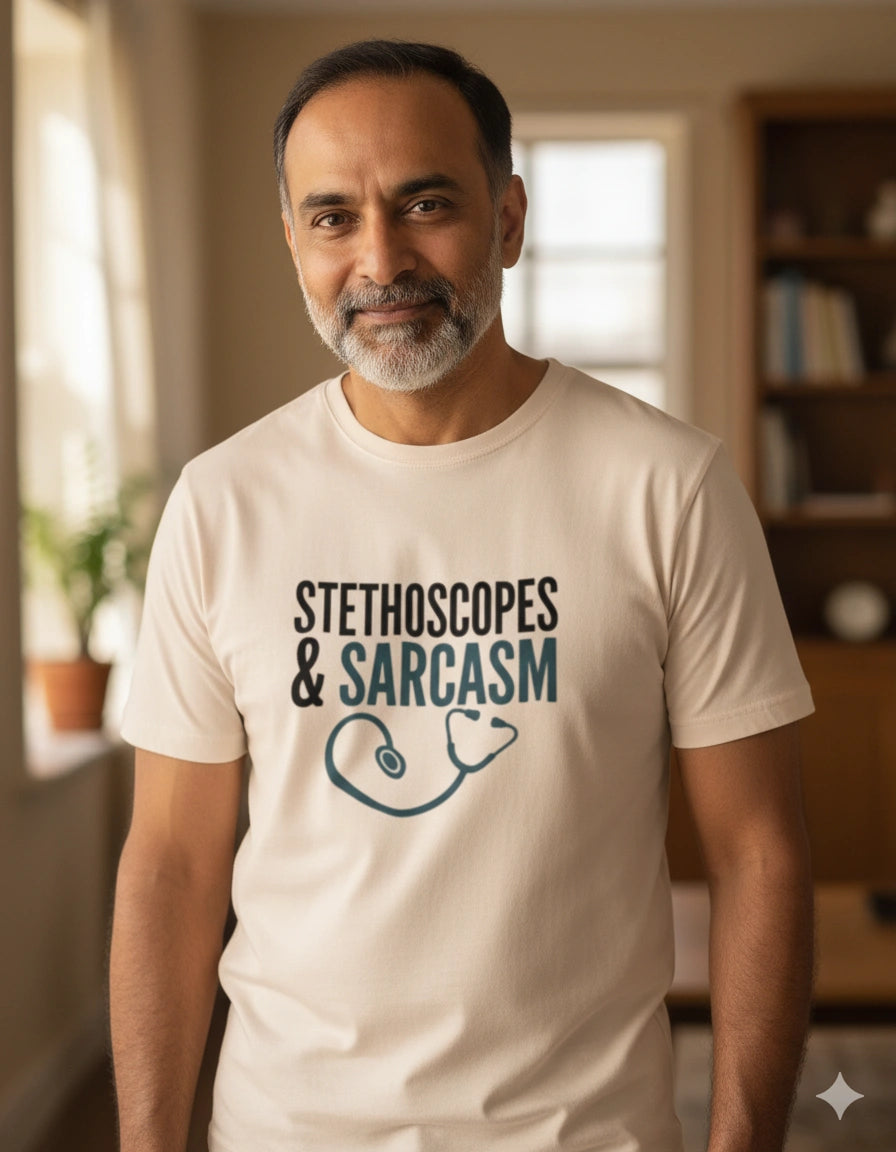 Stethoscope & Sarcasm T-Shirt
