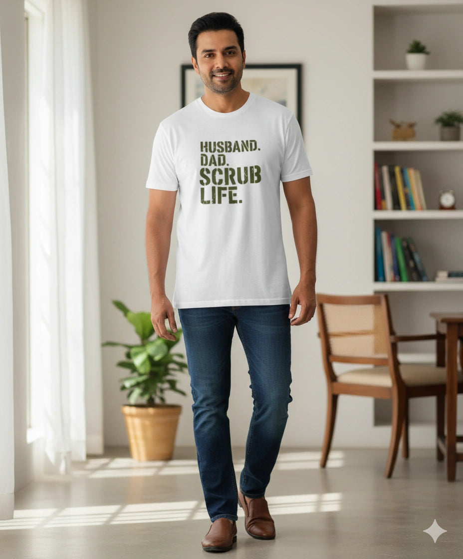 Husband dad scrub life T-Shirt
