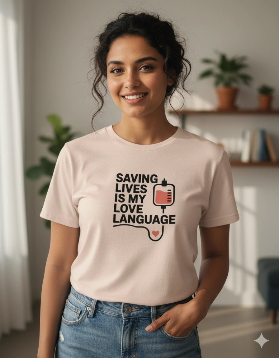 Saving lives is my love language Tshirt