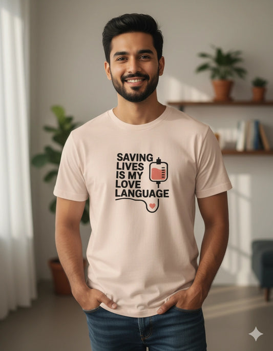 Saving lives is my love language Tshirt