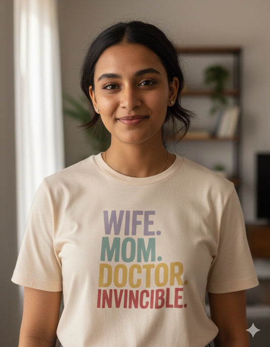 Wife mom doctor Invincible T-Shirt