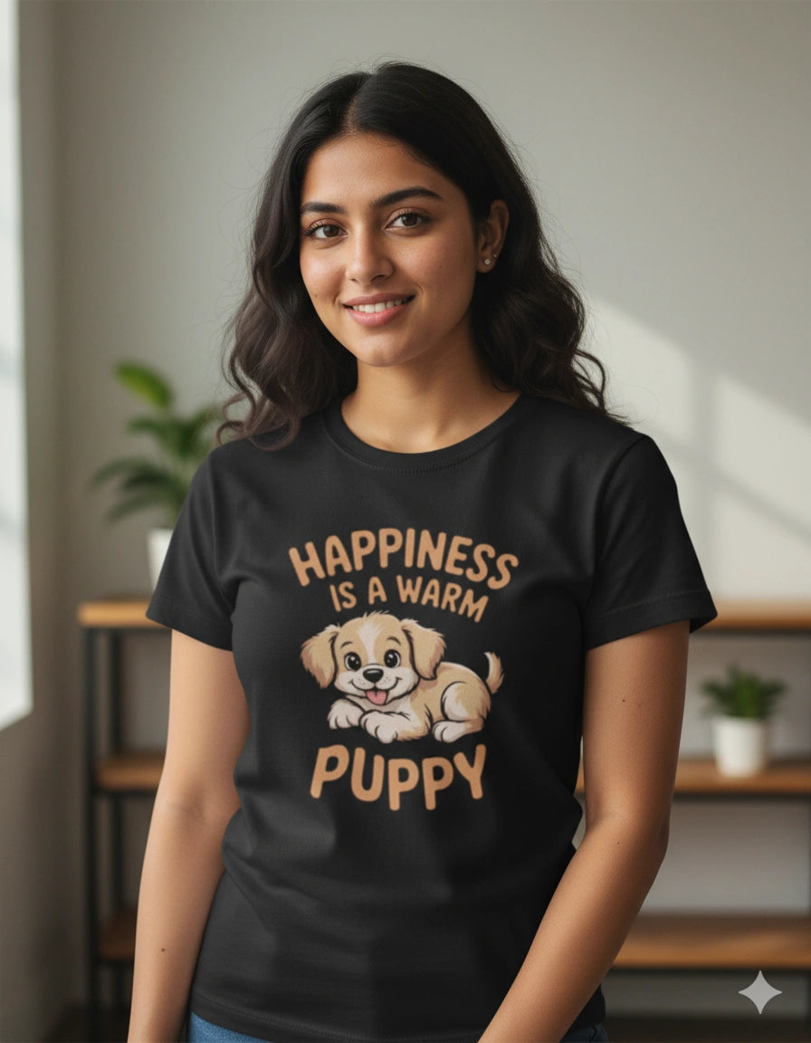 Happiness is a warm puppy T-Shirt