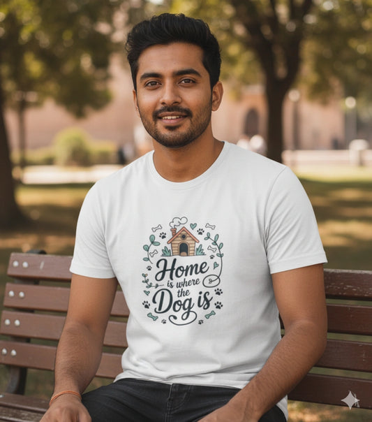 Home is where the dog is T-Shirt
