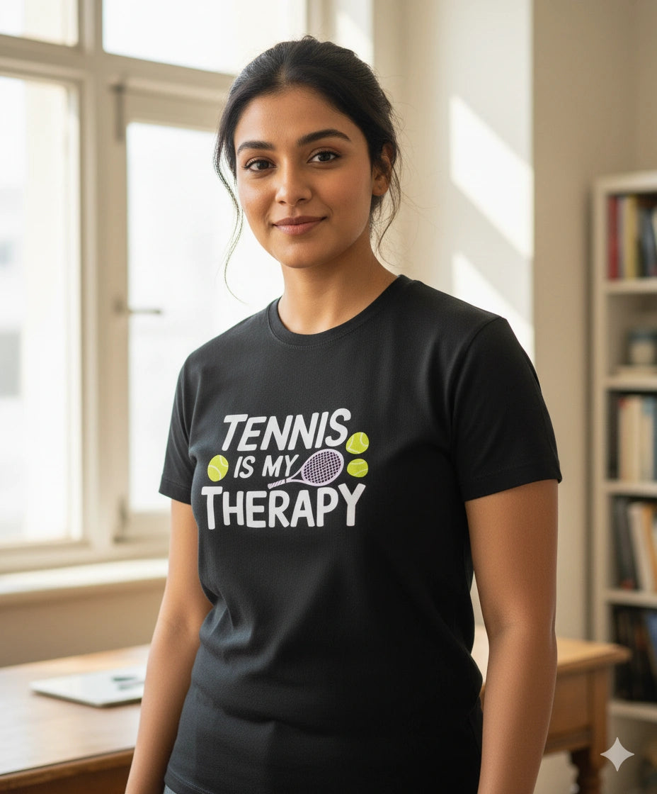Tennis is my therapy - Unisex tshirt