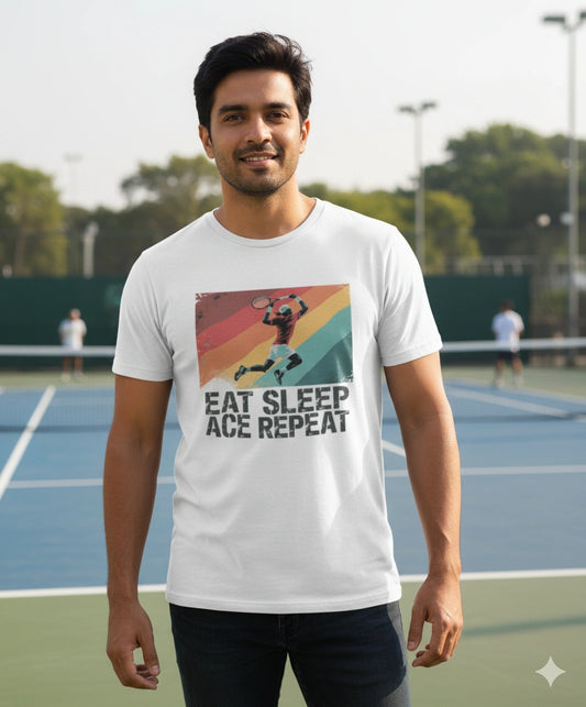 Eat sleep ace repeat - Tshirt