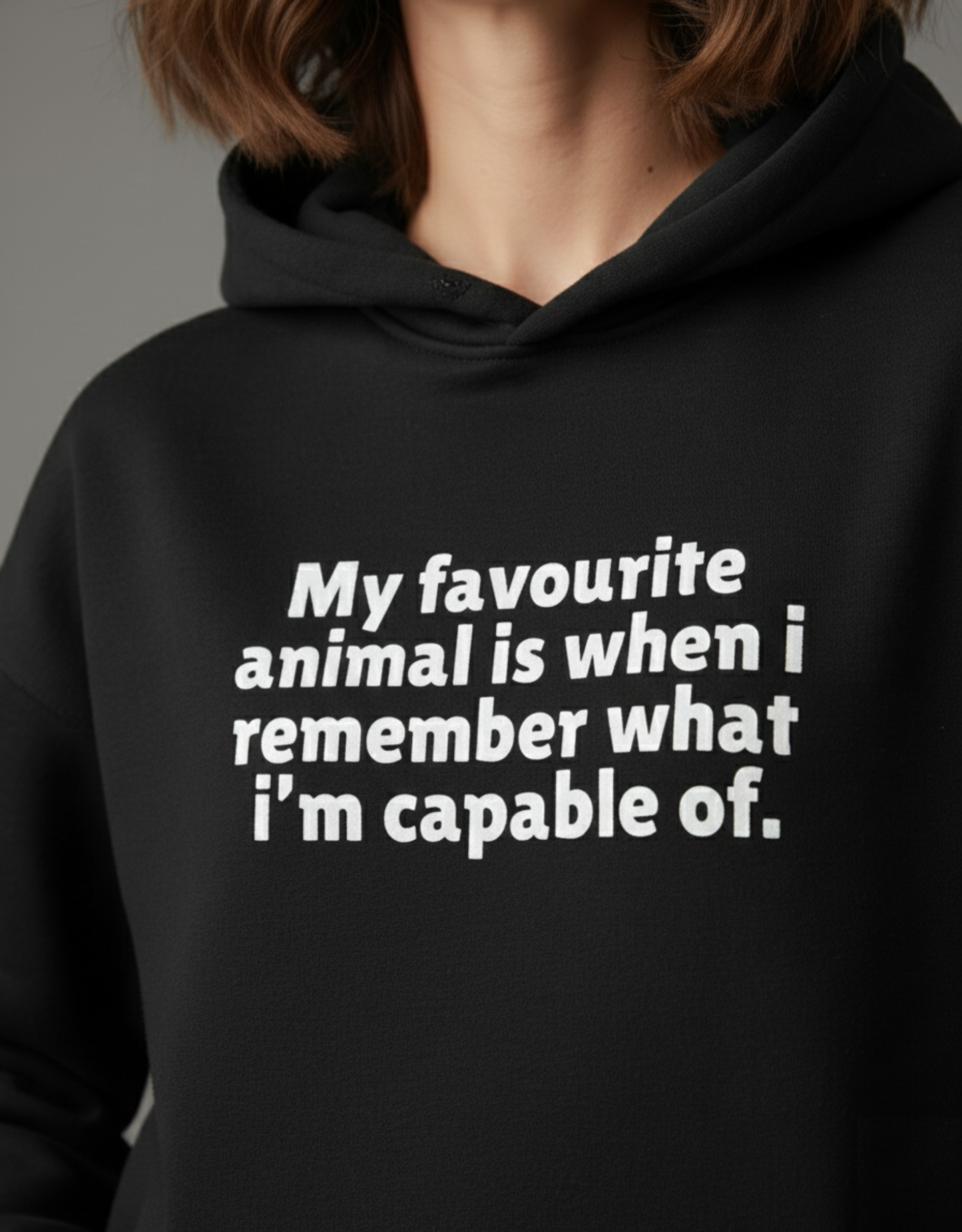 My favourite Animal - Unisex Oversized Hoodie