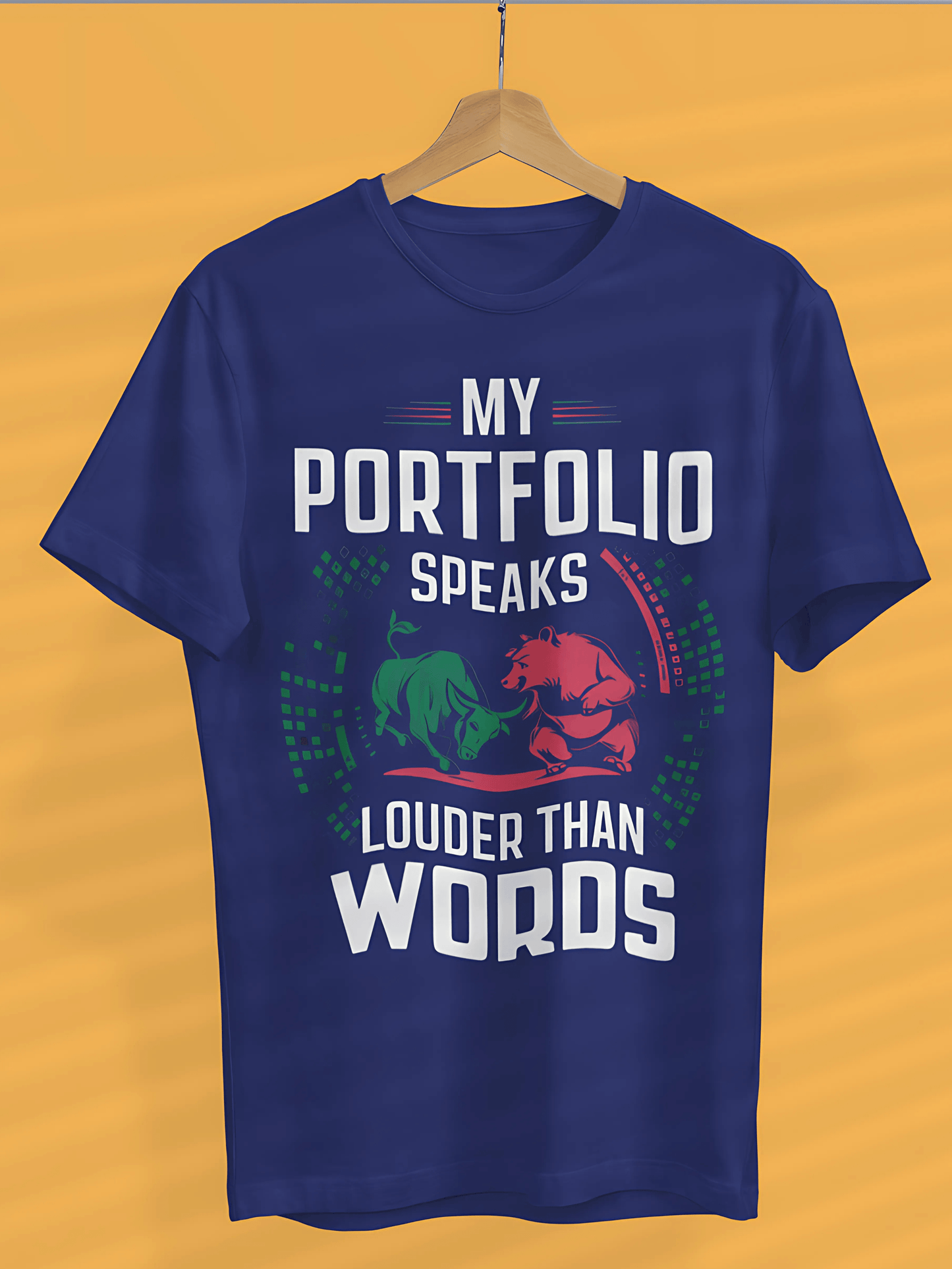 My Portfolio Speaks Louder Than Words - Premium Unisex Tshirt