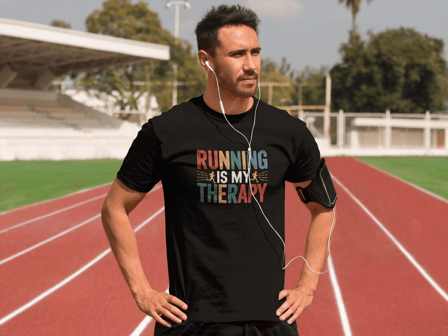 Running is my Therapy - Unisex Tshirt