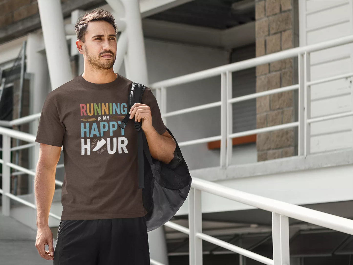 Running Is My Happy Hour - Premium Unisex Tshirt