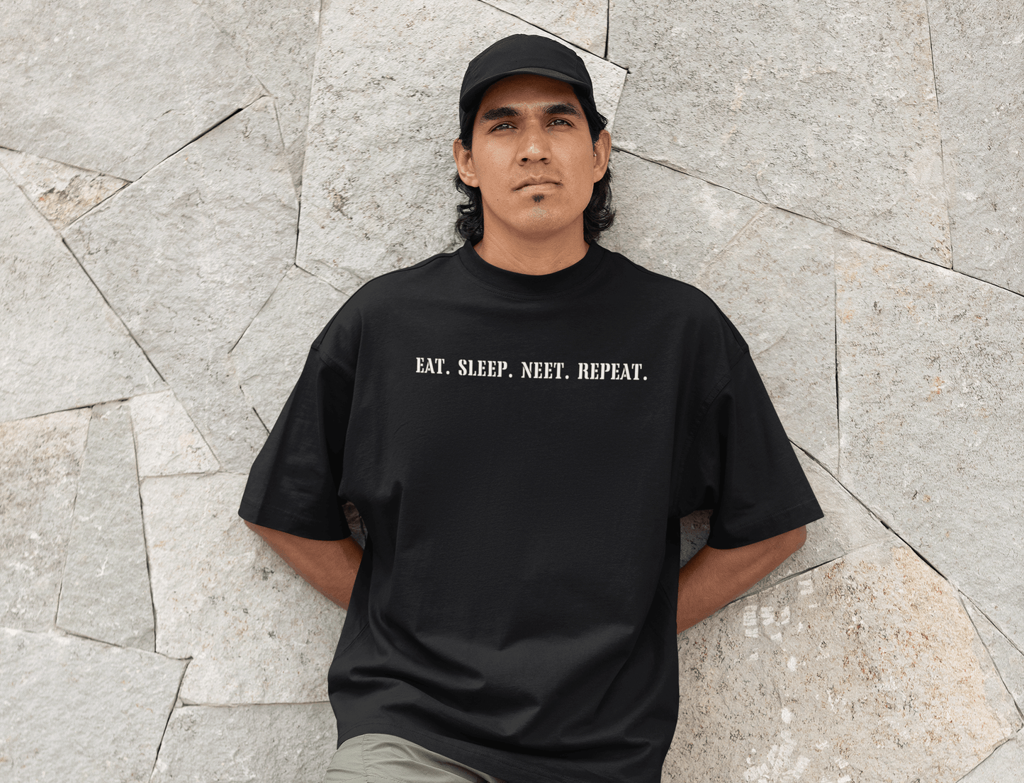 Eat Sleep NEET Repeat - Premium Oversized Unisex Tshirt