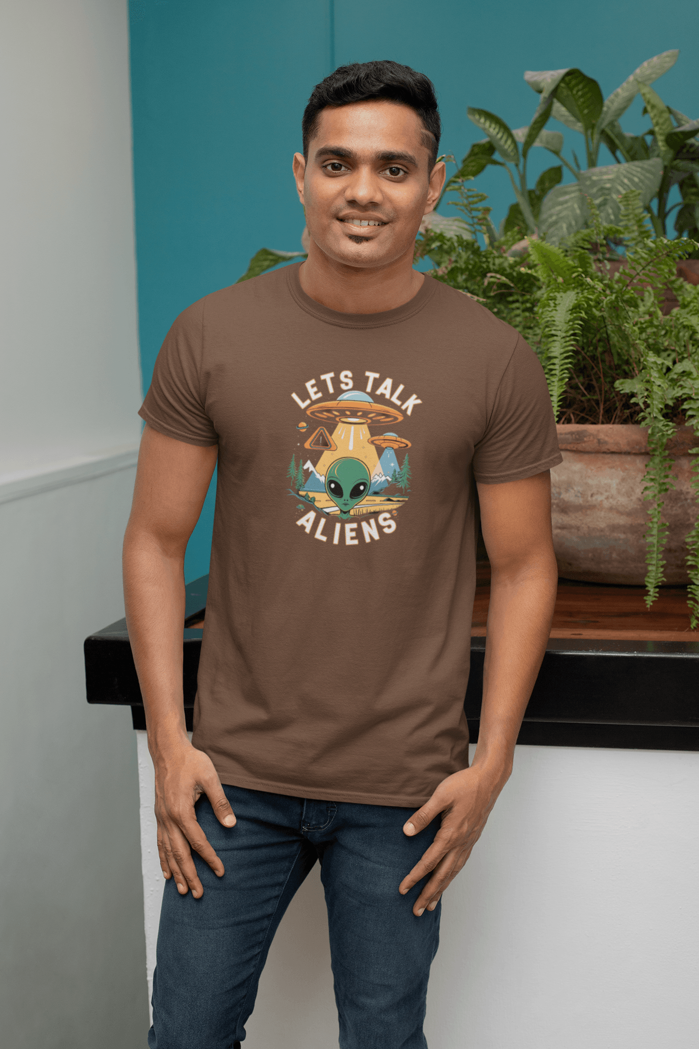 Lets Talk Aliens - Premium Unisex Tshirt
