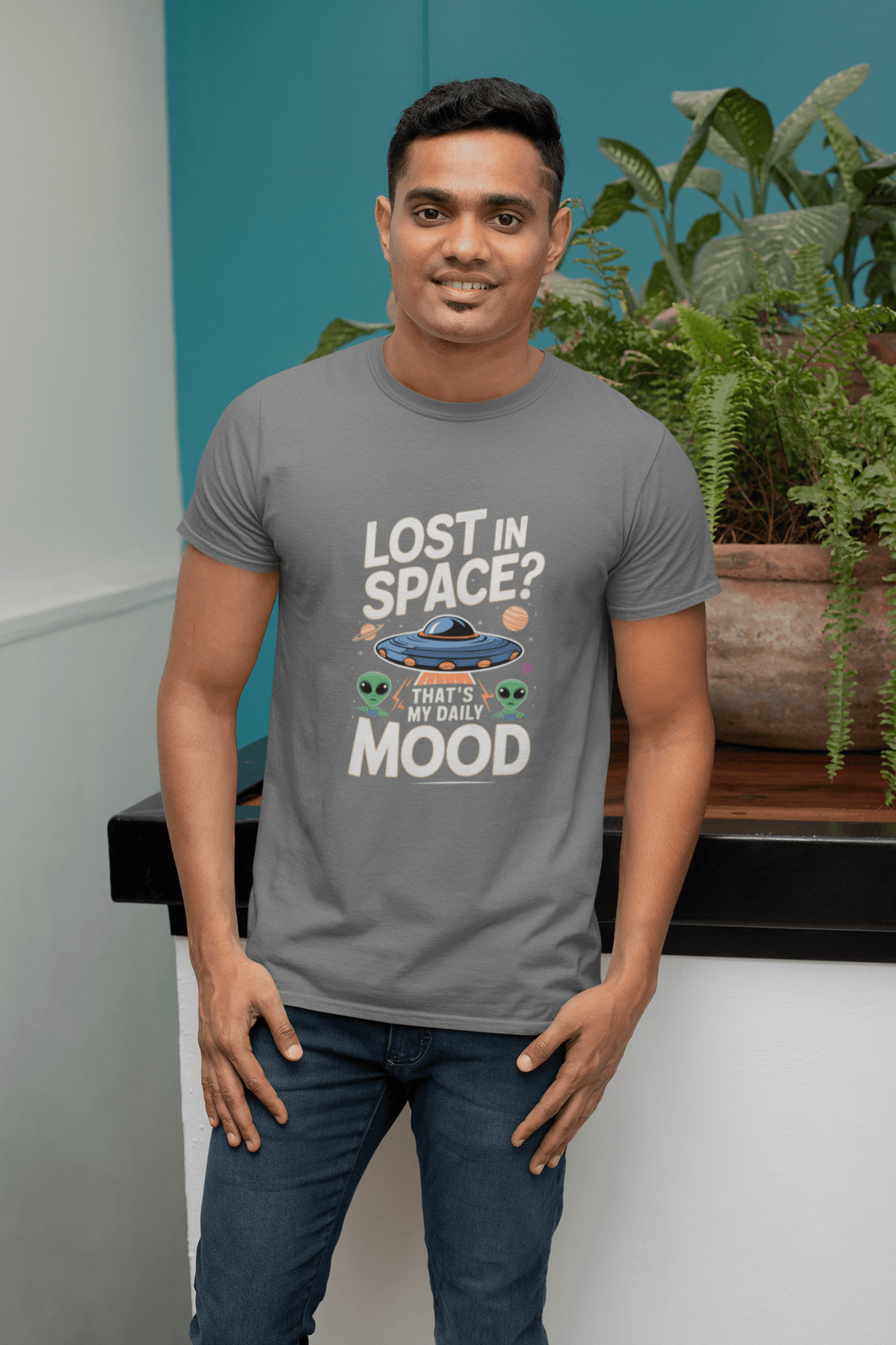 Lost In Space Its My Daily Mood - Premium Unisex Tshirt