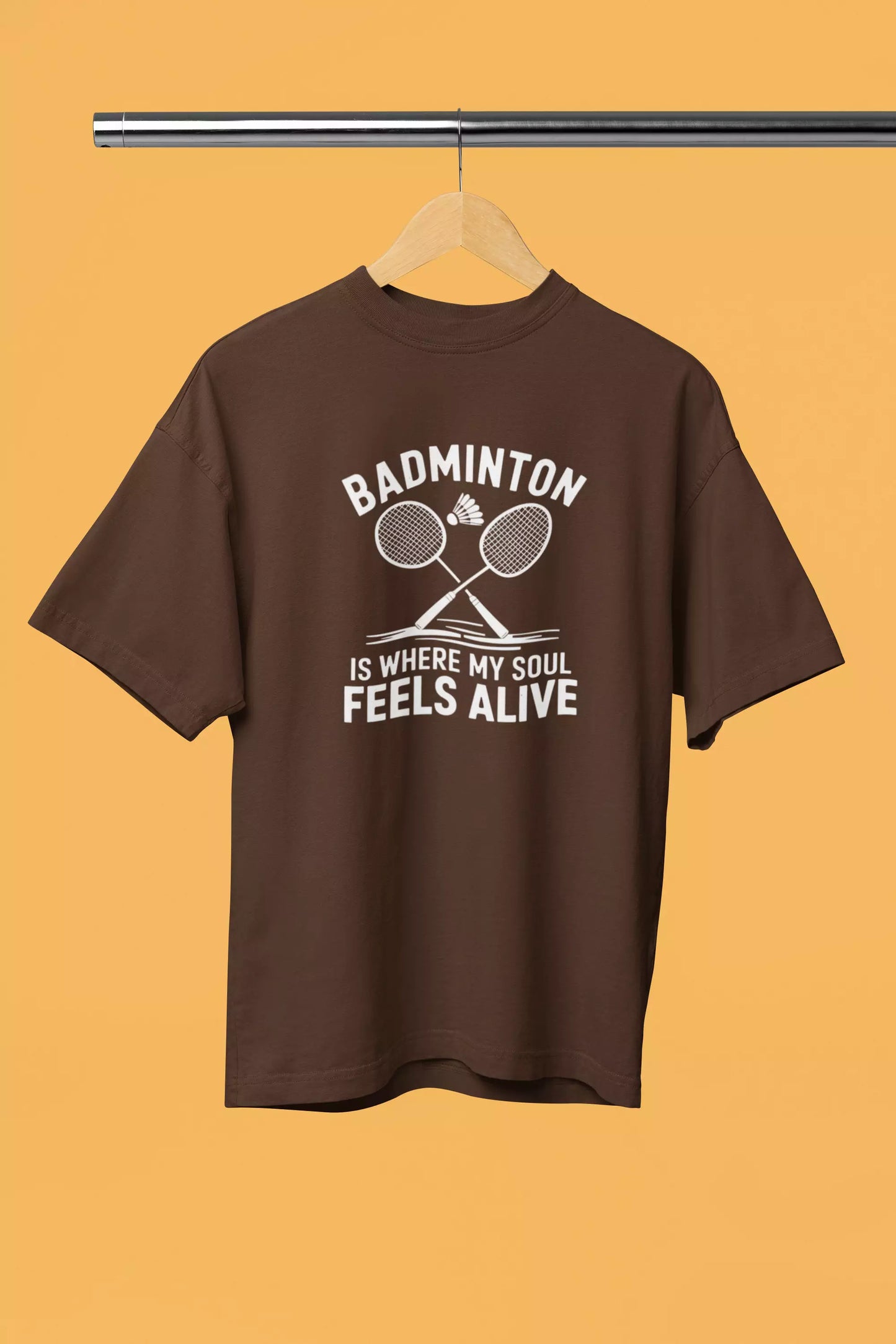 Badminton is where my soul feels alive - Unisex Tshirt