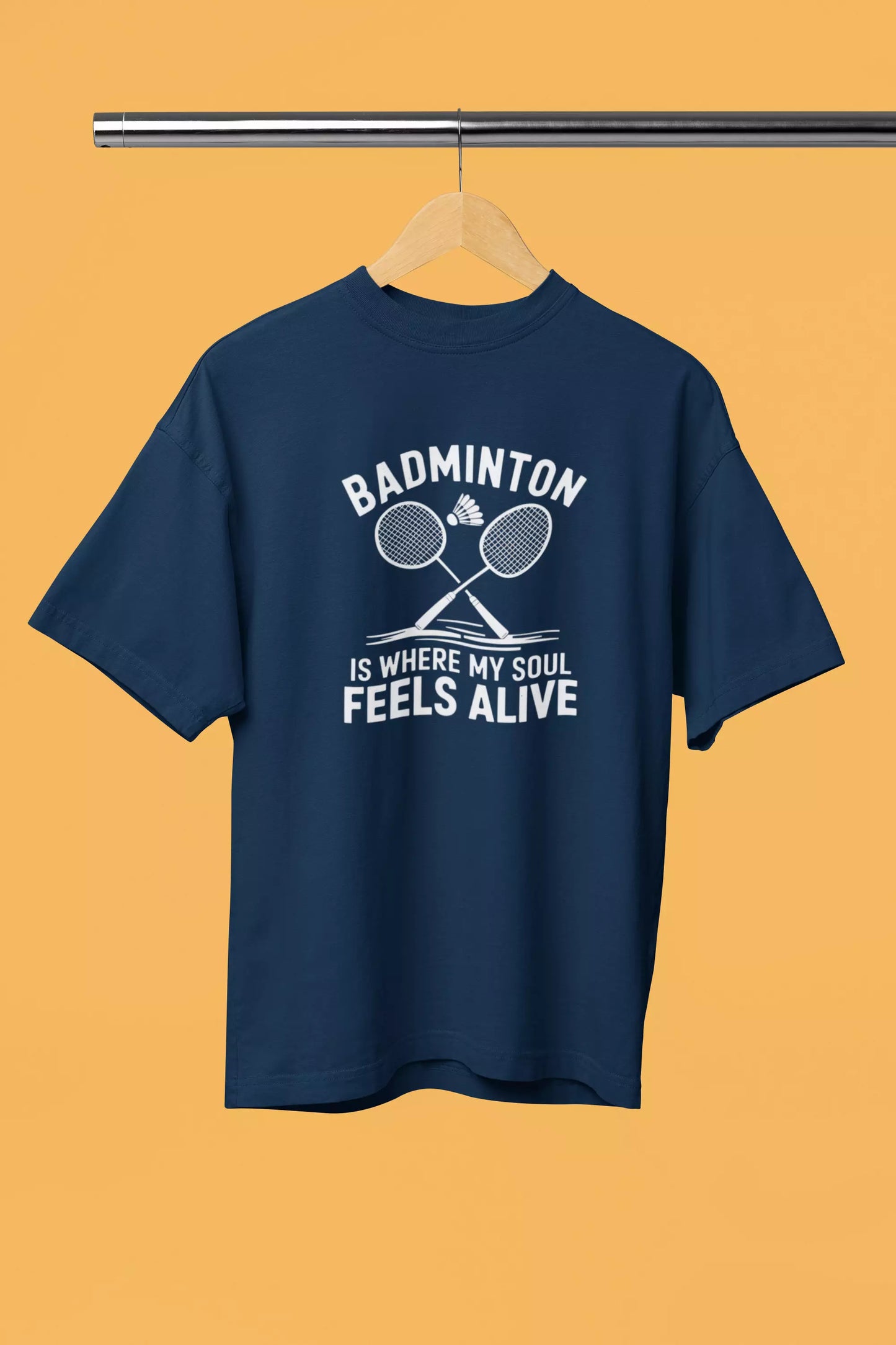 Badminton is where my soul feels alive - Unisex Tshirt