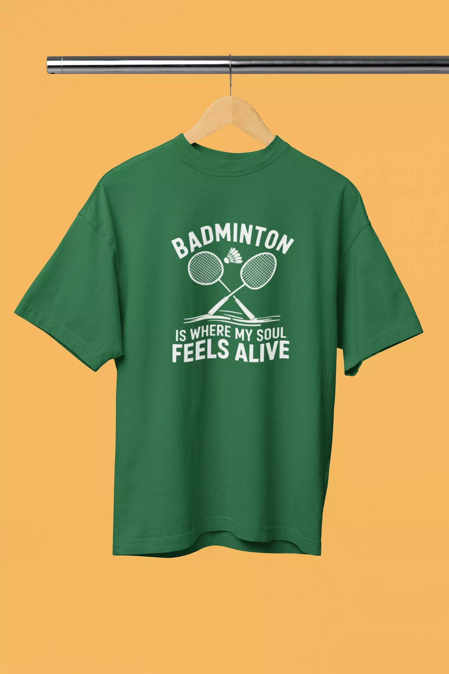 Badminton is where my soul feels alive - Unisex Tshirt