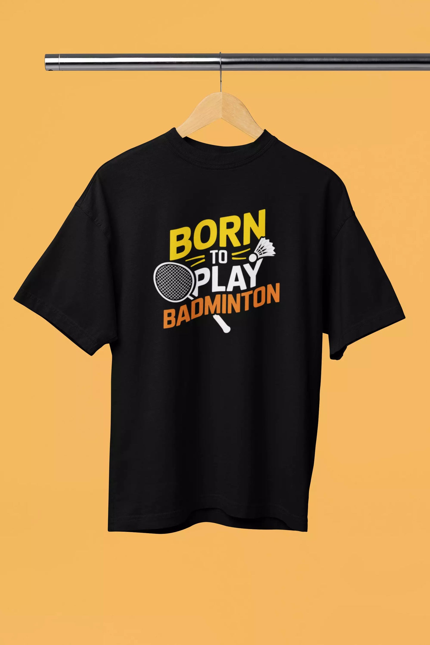 Born To Play Badminton - Unisex Tshirt