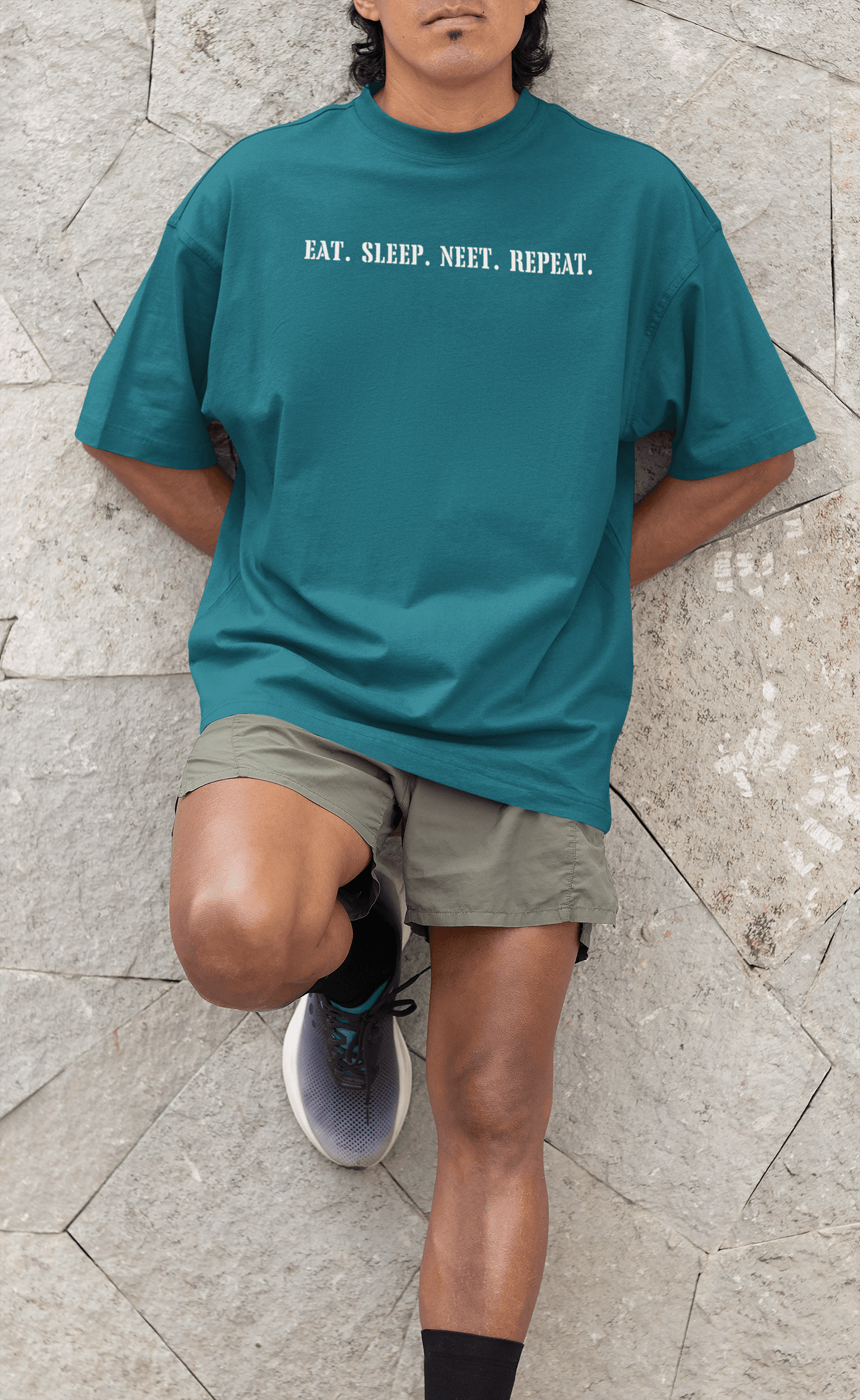 Eat Sleep NEET Repeat - Premium Oversized Unisex Tshirt