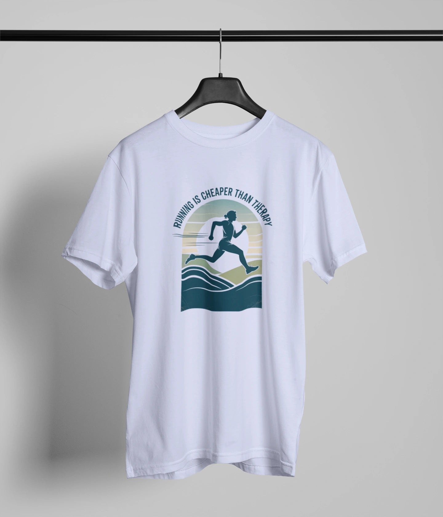 Running is cheaper than therapy Tshirt