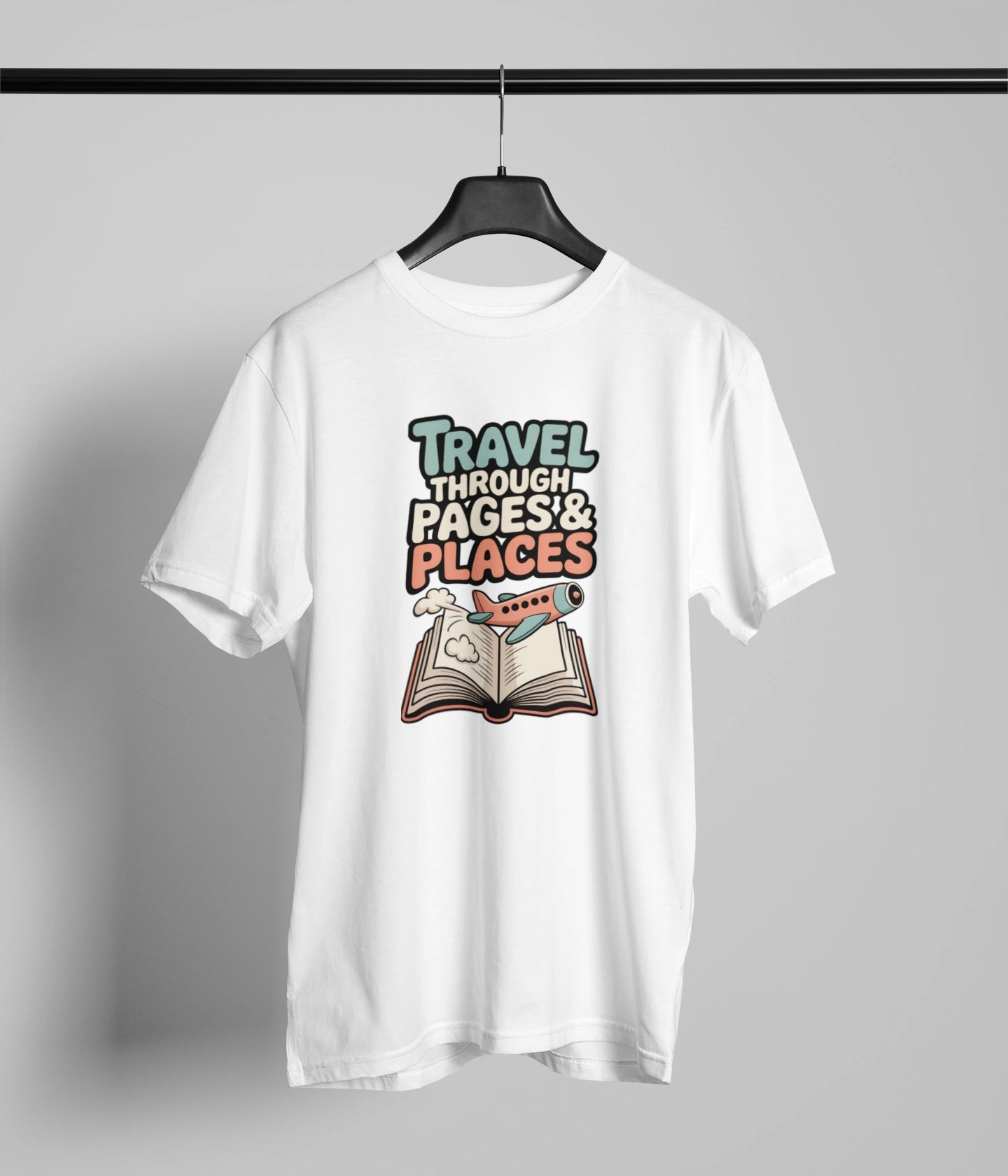 Travel through pages & places T-Shirt